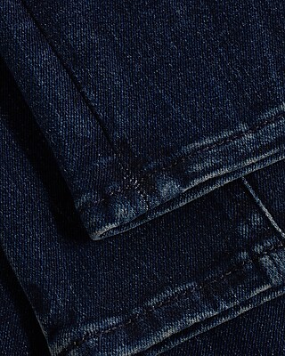 Super High Waisted Dark Wash '90s Slim Cargo Jeans