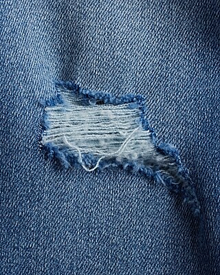 High Waisted Medium Wash Ripped '90s Slim Jeans