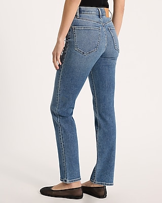 High Waisted Medium Wash Hyper Sculpt '90s Slim Jeans