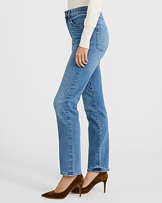 High Waisted Light Wash '90s Slim Jeans