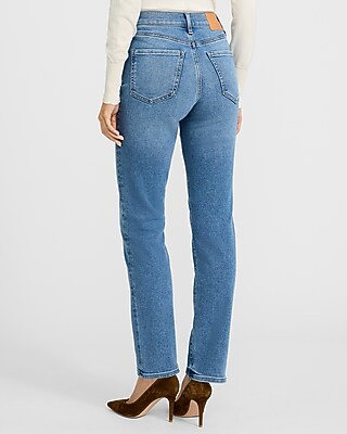 High Waisted Light Wash '90s Slim Jeans