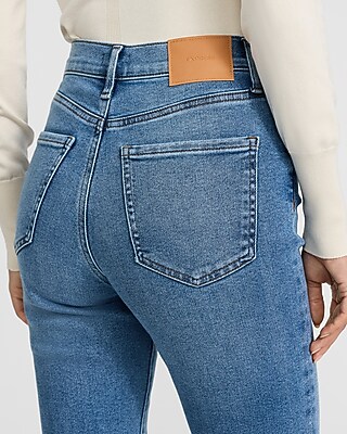 High Waisted Light Wash '90s Slim Jeans