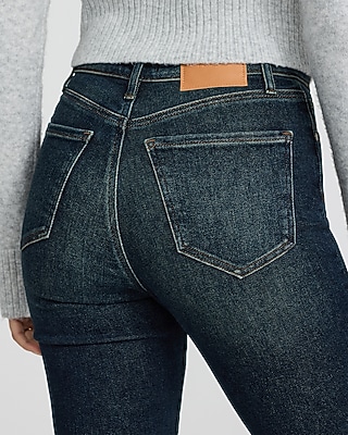 High Waisted Dark Wash '90s Slim Jeans - image 5