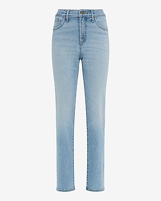 High Waisted Light Wash '90s Slim Jeans
