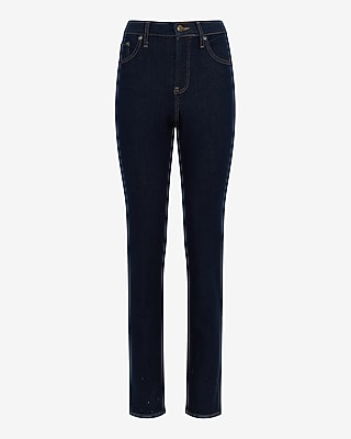 High Waisted Dark Wash '90s Slim Jeans - image 5
