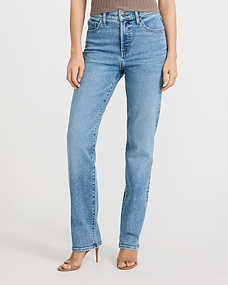 High Waisted Medium Wash 90s Slim Jeans