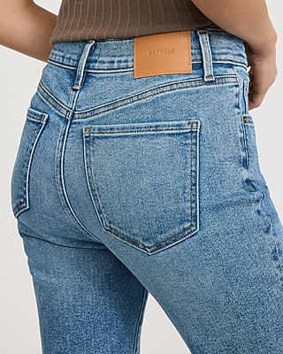 High Waisted Medium Wash 90s Slim Jeans