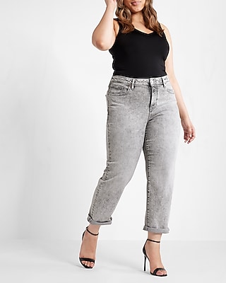 grey boyfriend jeans