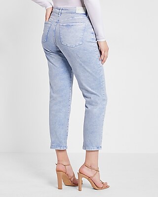 Mid Rise Lilac Tinted Boyfriend Jeans