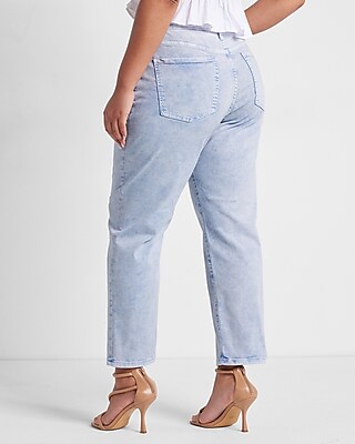 Mid Rise Lilac Tinted Boyfriend Jeans