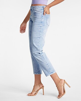 Mid Rise Lilac Tinted Boyfriend Jeans