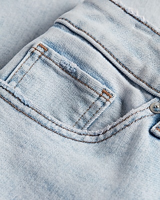 Mid Rise Blue Tinted Boyfriend Jeans