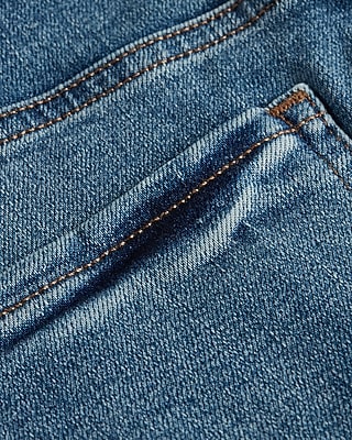 Mid Rise Medium Wash Boyfriend Jeans
