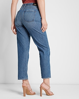 Low Rise Medium Wash Boyfriend Jeans