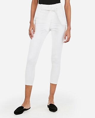 cropped denim leggings