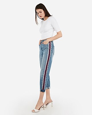 express side stripe jeans