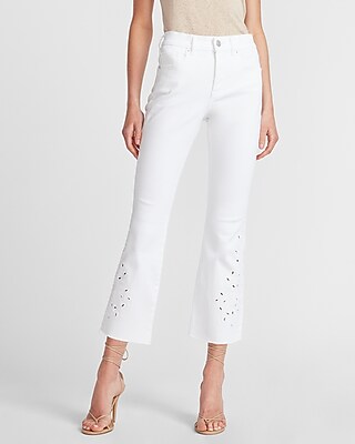 express white flare jeans