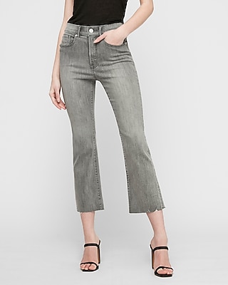 faded flare jeans