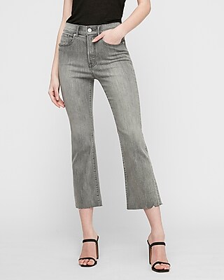 faded flare jeans