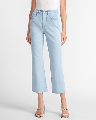 raw hem wide leg jeans
