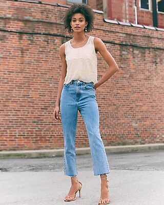 super high waisted black mom jeans