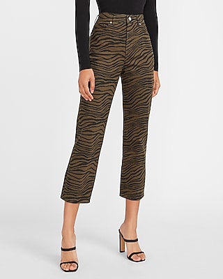 jeans zebra print