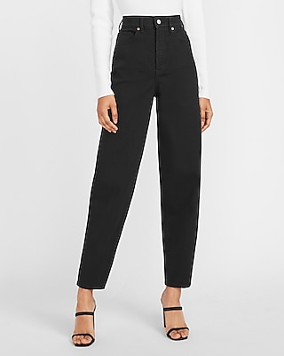 express black high waisted jeans