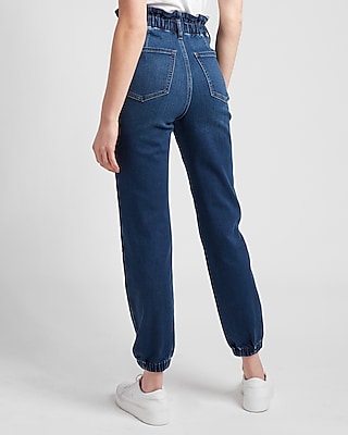 high waisted jogger jeans