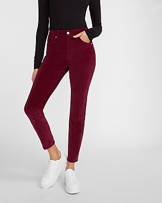 Velvet Skinny Pants