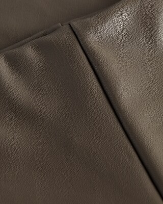 faux leather slip on