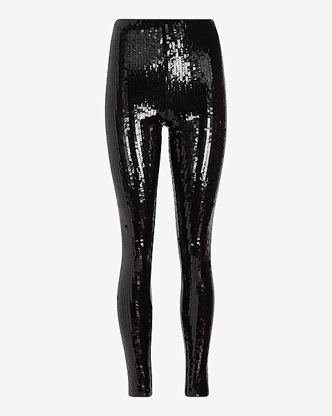 Buy Joyfunear Women's Black Sequin Leggings Pants Bling Tights Long  Trousers Blac. Online at desertcartSeychelles