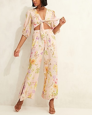 Floral Dress Pants