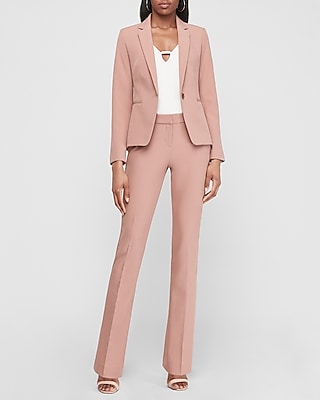 blush pantsuit