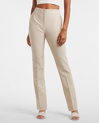 high waisted bootcut khaki pants