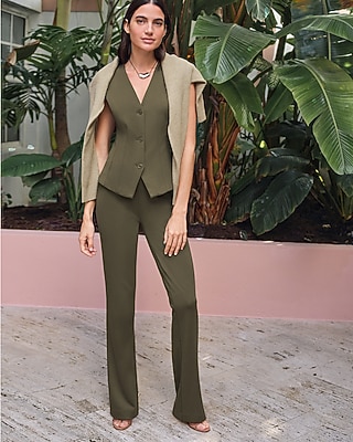 Pull-on Signature Ponte Mid Rise Bootcut Pant