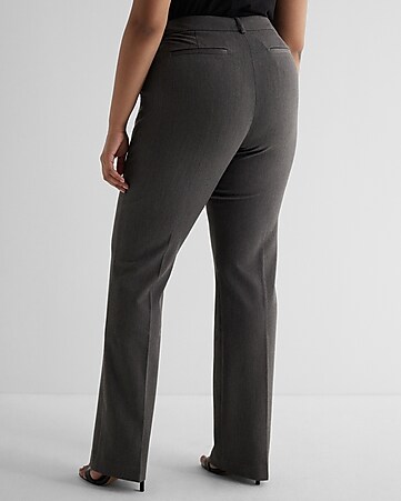 Editor Express Design Studio] Grey Stripe Office Slack Trousers Long Pants  #KemasRaya, Women's Fashion, Bottoms, Other Bottoms on Carousell