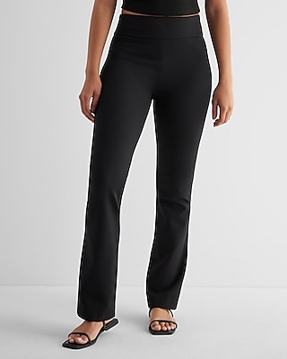 Express Low Rise Barely Boot Columnist Pant ($48) ❤ liked on