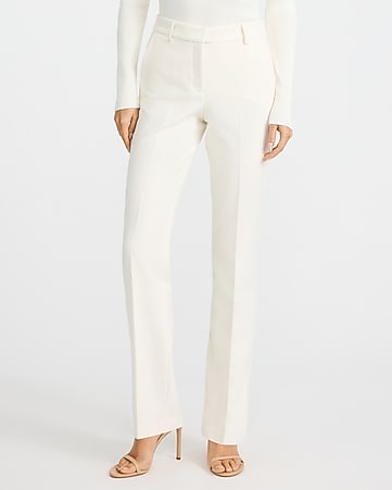 ladies white dress trousers Womens Pants Palazzo Pants White Wide Leg Dress Pants White Wide Leg Available In Black Women's White Pants - Express