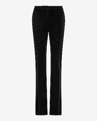 Editor Mid Rise Velvet Bootcut Pant