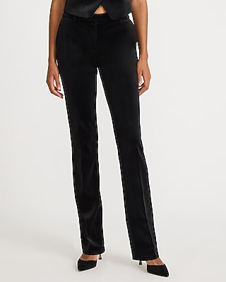Editor Mid Rise Velvet Bootcut Pant