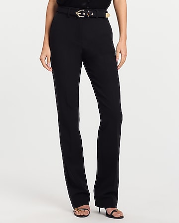 straight leg dress pants womens Freedom Flex for Tall Women in Olive But heres the best partyou wont need those extra layers Navy Knit Straight Leg Dress