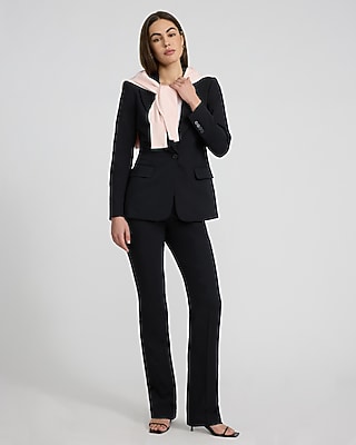 Editor Stretch Cotton Mid Rise Bootcut Pant