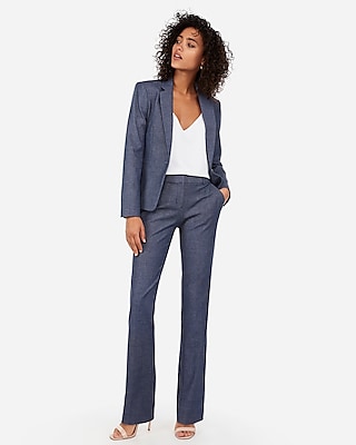 NEW EXPRESS $80 WHITE LOW RISE BARELY BOOT COLUMNIST PANTS SZ 10 