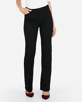 Express View · mid rise barely boot curve pant