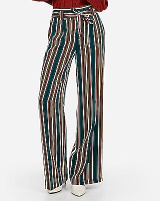 express striped pants