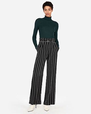 express striped pants