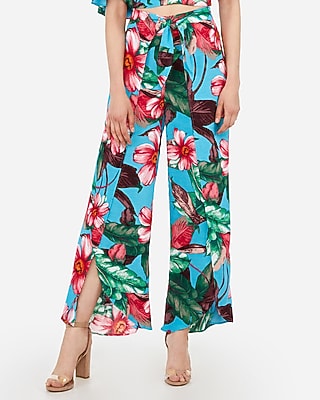 express high waisted wide leg pants