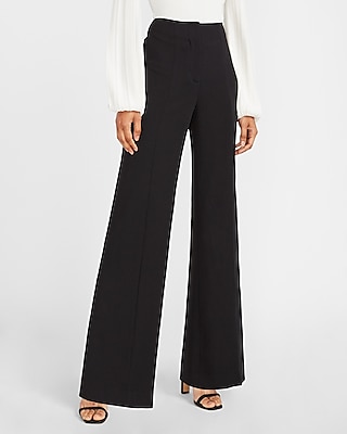 winter white wide leg dress pants