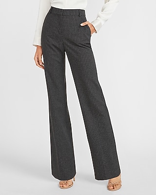 high waist open leg pants