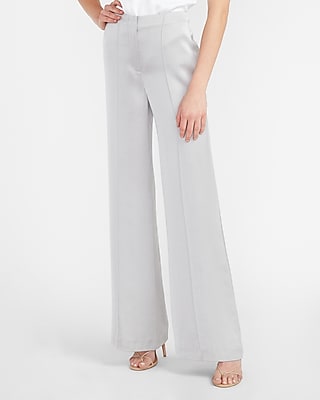 silver high waisted pants